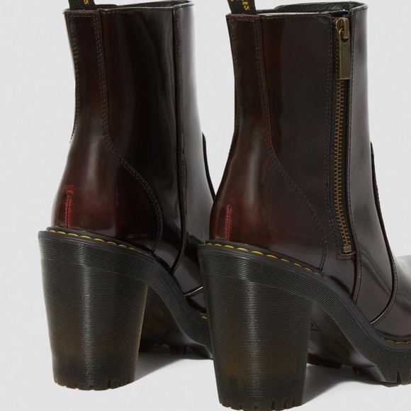 Dr. Martens Women's Magdalena II Platform Zip Cherry Arcadia Quad US 7 RARE!!! - Picture 3 of 8
